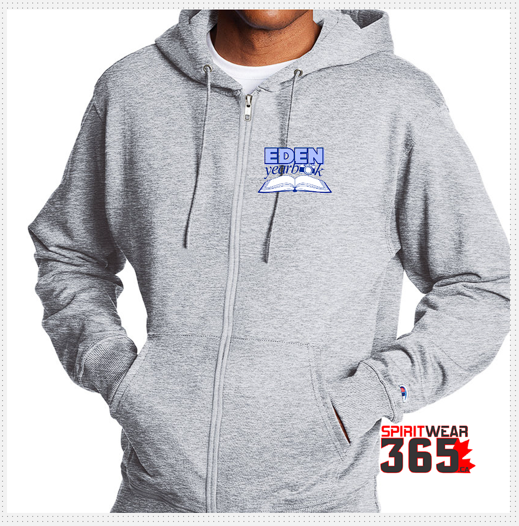 Eden Yearbook Champion Full Zip Hoodie