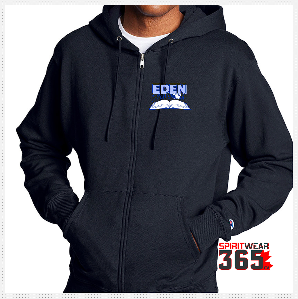 Eden Yearbook Champion Full Zip Hoodie