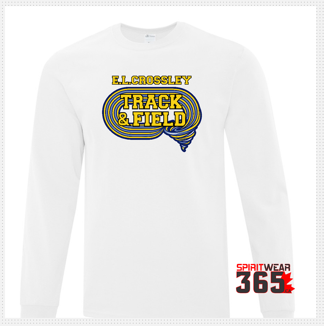 E.L. Crossley Track & Field Traditional Long Sleeve T Shirt