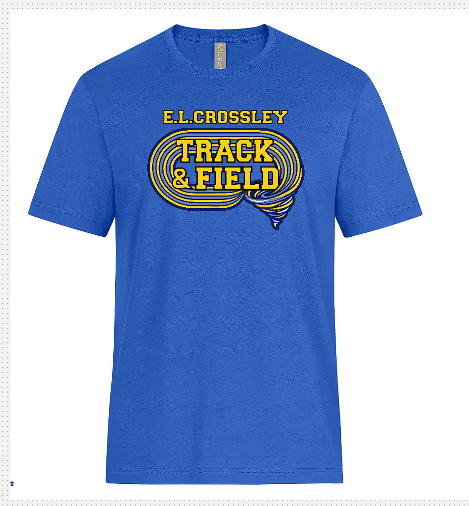 E.L. Crossley Track & Field Dry Fit T Shirt