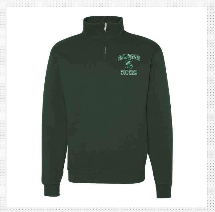 Westlane Soccer Traditional Quarter zip Unisex