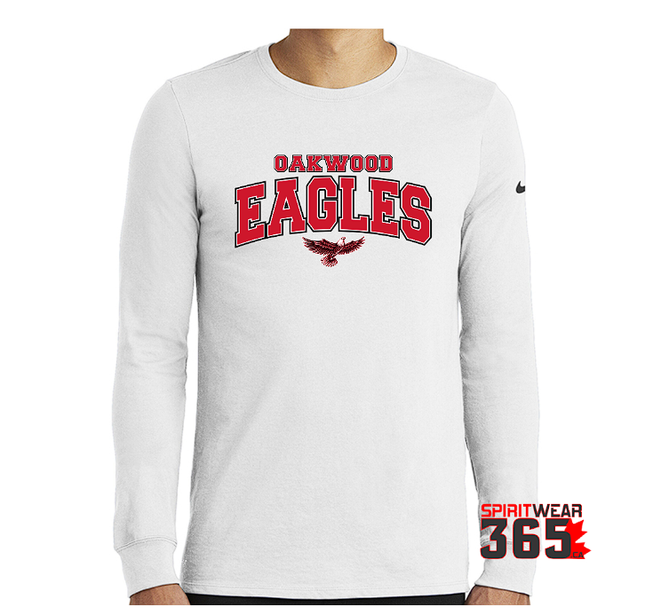 Oakwood Adult Nike Dry Fit Long Sleeve T-Shirt