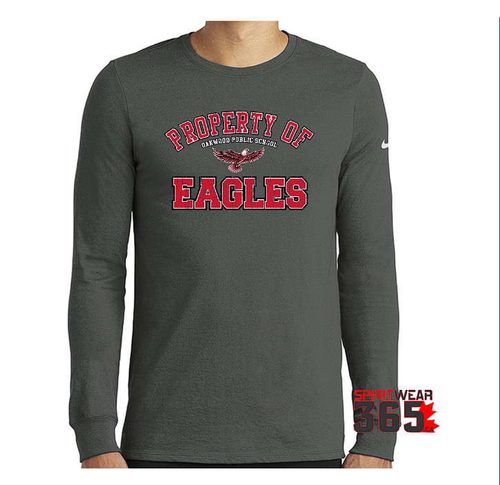 Oakwood Adult Nike Dry Fit Long Sleeve T-Shirt