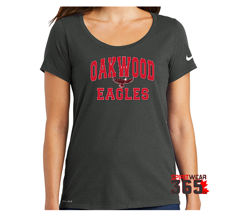 Oakwood Adult Nike fitted (Lady) dry-fit T-Shirt