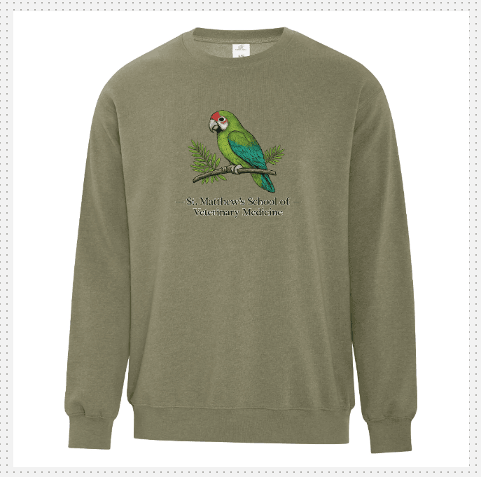 St. Matthew's University Earth Washed Crew Neck Sweater spiritwear365