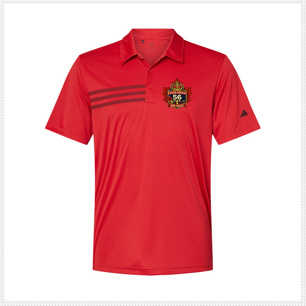 PC Legion Adidas 3 stripe Polo Unisex