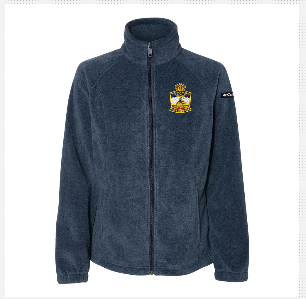 PC Legion Columbia Fleece Full Zip Jacket Lady
