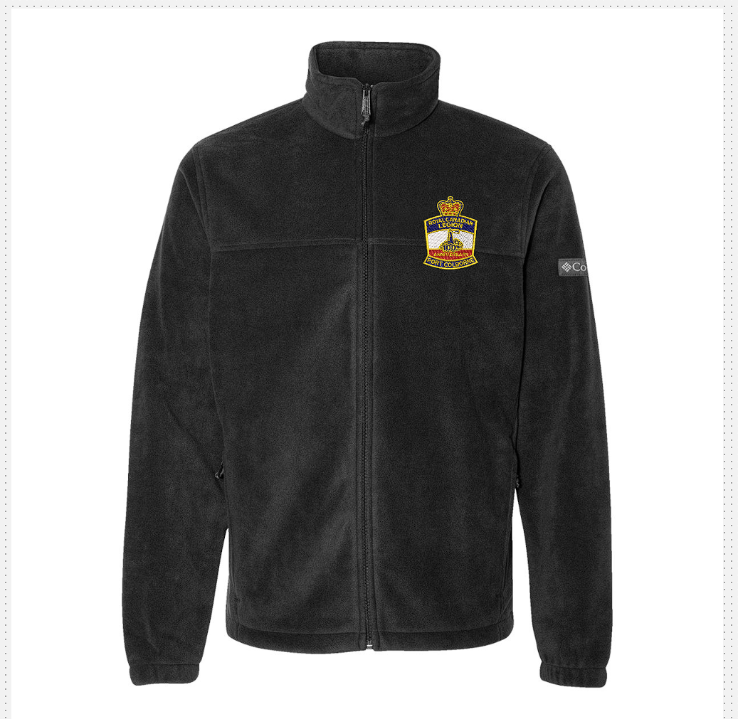 PC Legion Columbia Fleece Full Zip Jacket Unisex