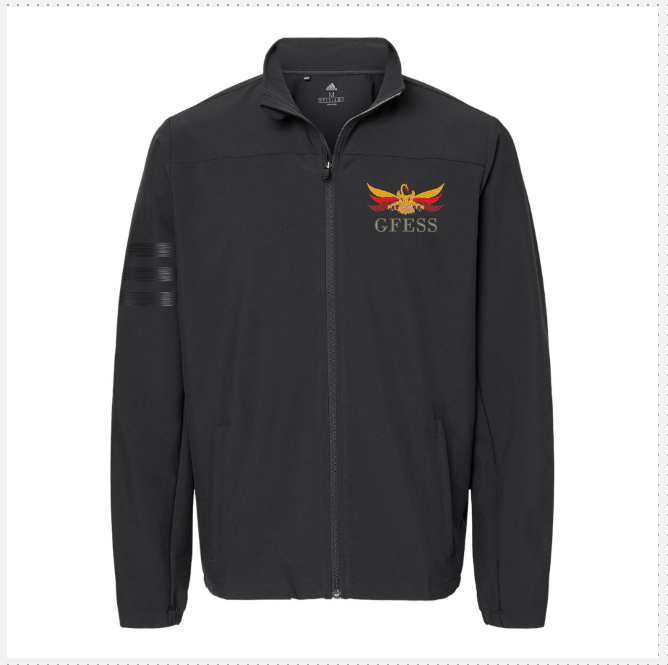 GFESS Adidas 3 stripe full zip Jacket unisex