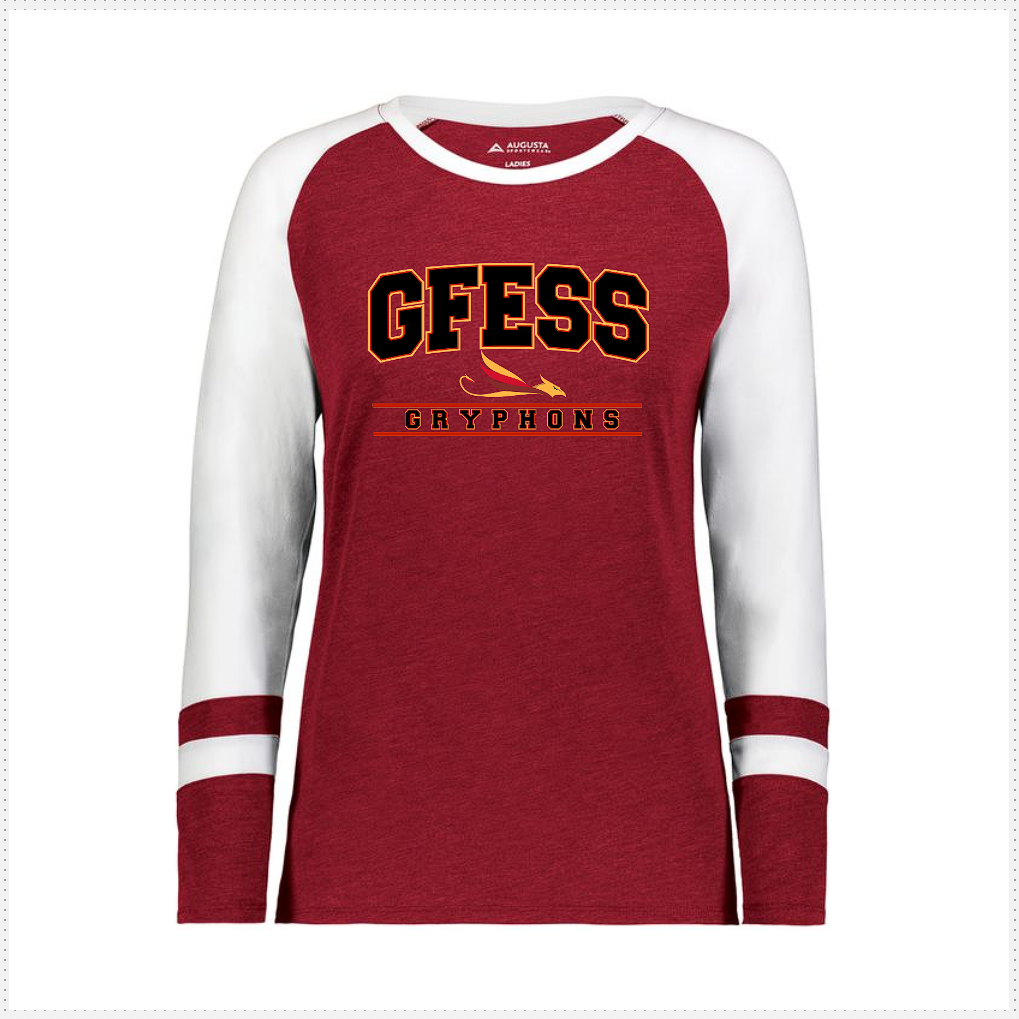 GFESS Fitted Long Sleeve Crew Neck T Shirt