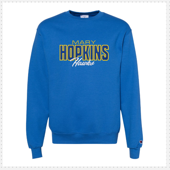 Mary Hopkins Adult  Champion Crew Neck