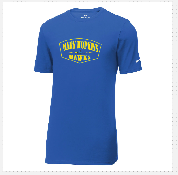 Mary Hopkins Adult Nike dry-fit T Shirt