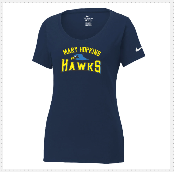 Mary Hopkins Adult Nike fitted (Lady) dry-fit T-Shirt