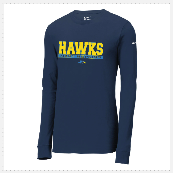 Mary Hopkins Nike Dry Fit Long Sleeve T-Shirt