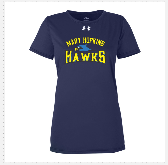 Mary Hopkins Adult Under Armour Lady Short Sleeve