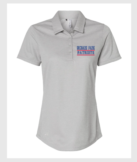 Orchard Park Adidas Heather Polo Lady Fit