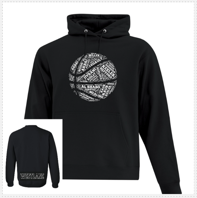 Westlane Girls Basketball Traditional Hoodie
