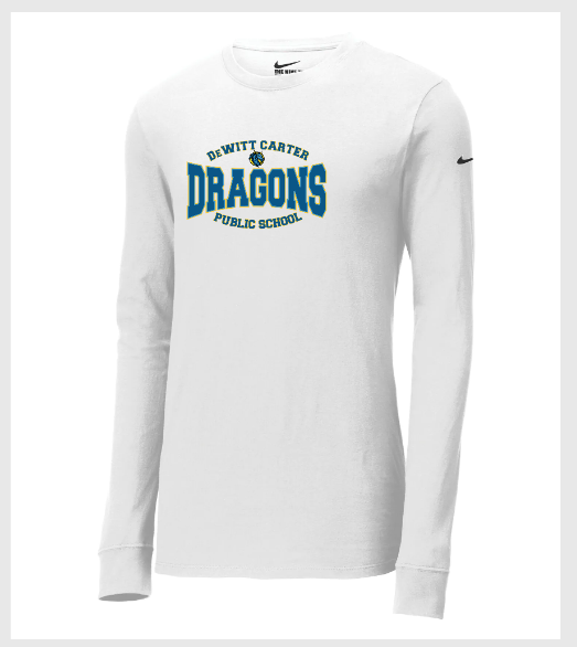 DeWitt Carter Adult Nike Dry Fit Long Sleeve T-Shirt