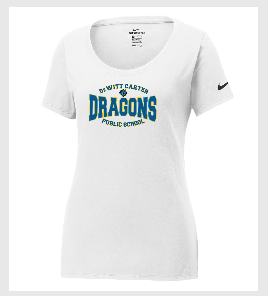DeWitt Carter Adult Nike fitted (Lady) dry-fit T-Shirt