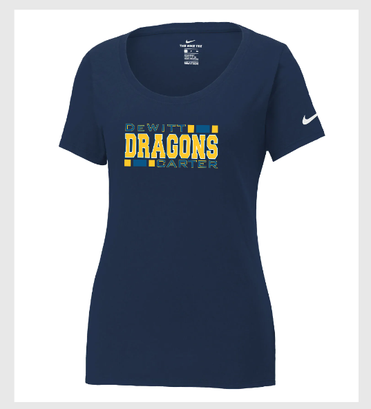 DeWitt Carter Adult Nike fitted (Lady) dry-fit T-Shirt