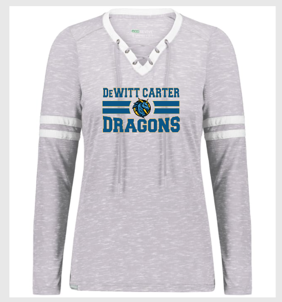 DeWitt Carter Adult Fitted Long Sleeve T Shirt