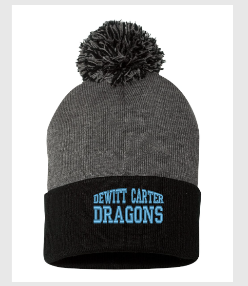 DeWitt Carter Pom Pom Beanie
