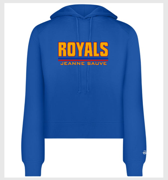 Jeanne Sauve Adult Ladies Crop Top Hoodie