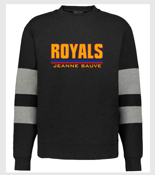 Jeanne Sauve Adult Striped Crew