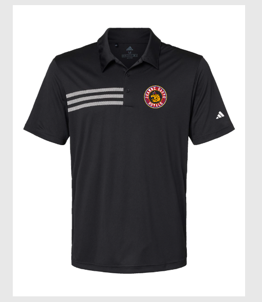Jeanne Sauve  Adult Adidas 3 stripe Polo Unisex