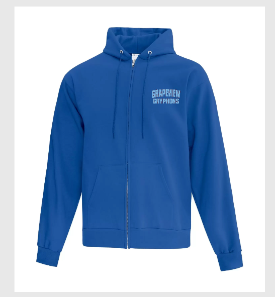 Grapeview Adult Traditional Full Zip Hoody