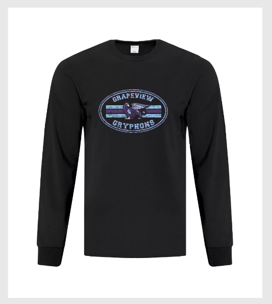 Grapeview Adult Traditional Long Sleeve T Shirt