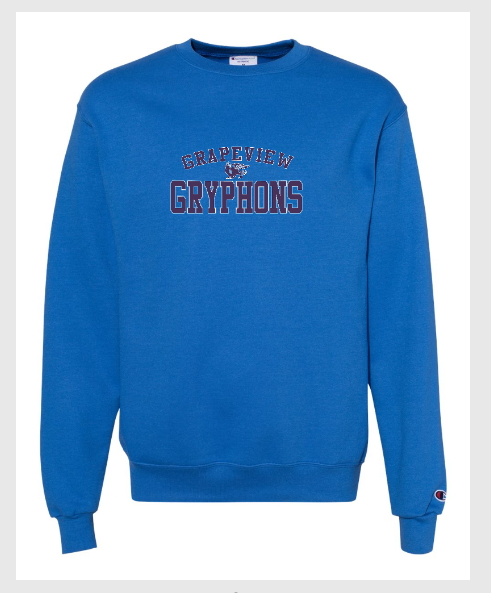Grapeview Adult  Champion Crew Neck