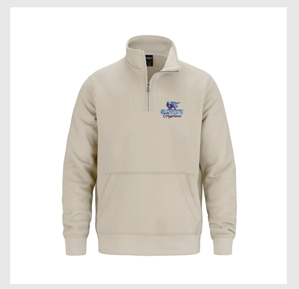 Grapeview Adult Fairmont 1/4 Zip with pocket