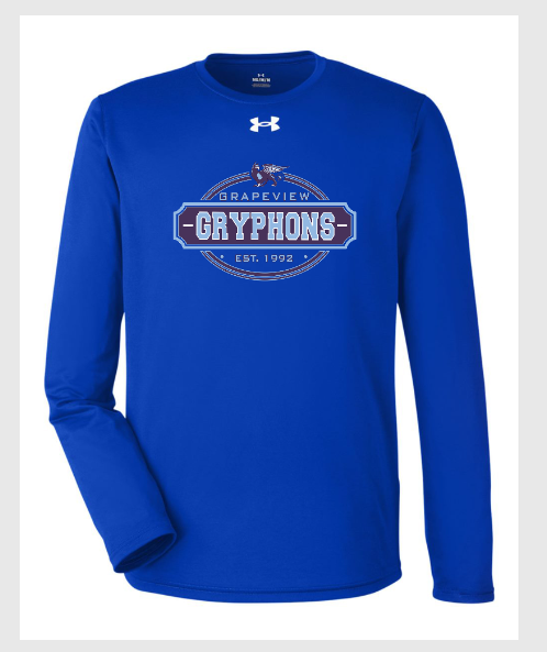 Grapeview Youth Under Armour Performance Long Sleeve