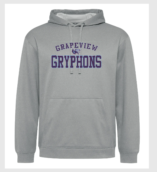 Grapeview Adult Solid Performance Hoody