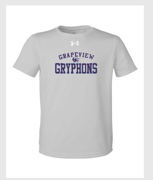 Grapeview Youth Under Armour Performance Short Sleeve