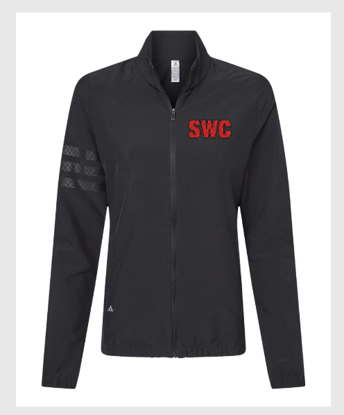 BC Adidas 3 stripe full zip Jacket Lady