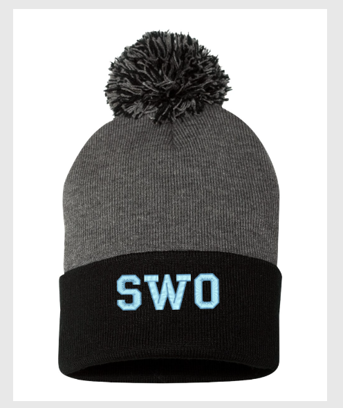 SWO Pom Pom Beanie