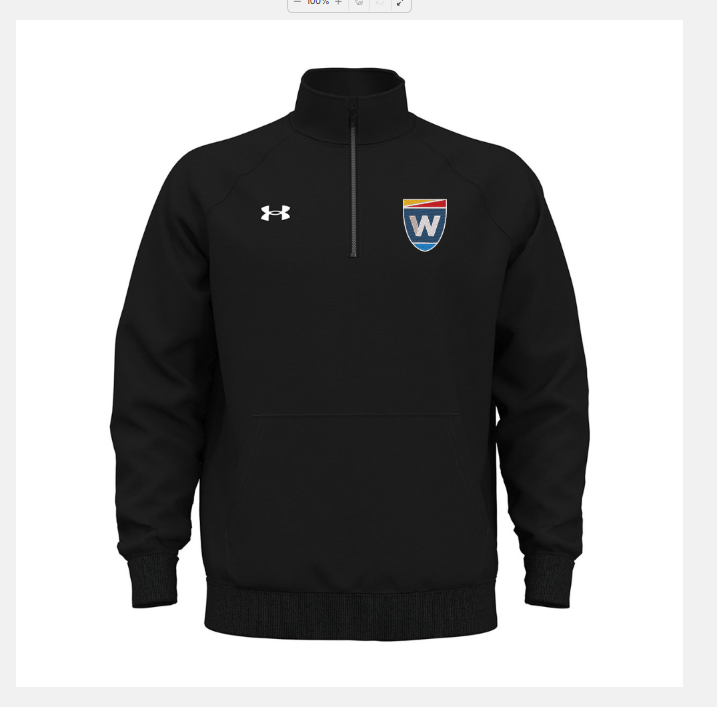 WNSS Under Armour Unisex Quarter Zip Sweater