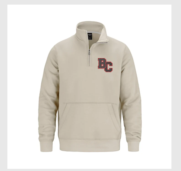 BC Fairmont 1/4 Zip with pocket