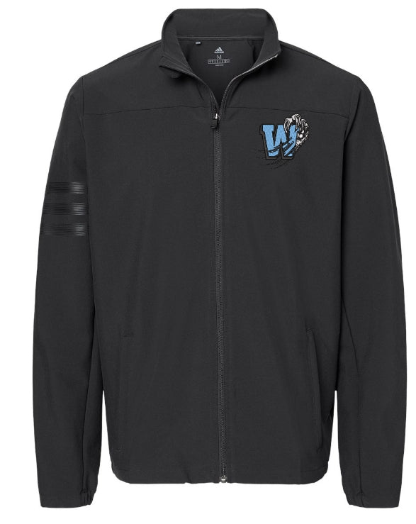 WESTMOUNT Adidas 3 stripe full zip Jacket unisex