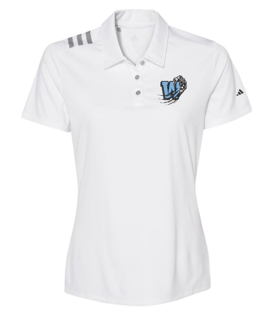 WESTMOUNT Adidas 3 stripe Polo Lady Fit