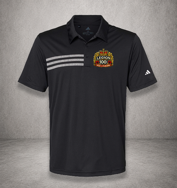 PC Legion Adidas 3 stripe Polo Unisex