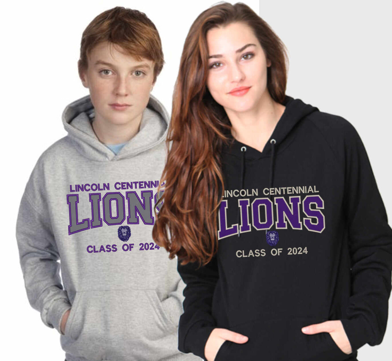 Lincoln Centennial Grad Hoody spiritwear356