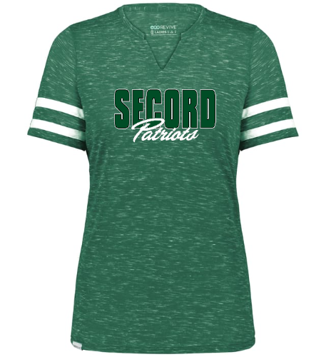 Secord PremiumFitted V Neck Heather T Shirt